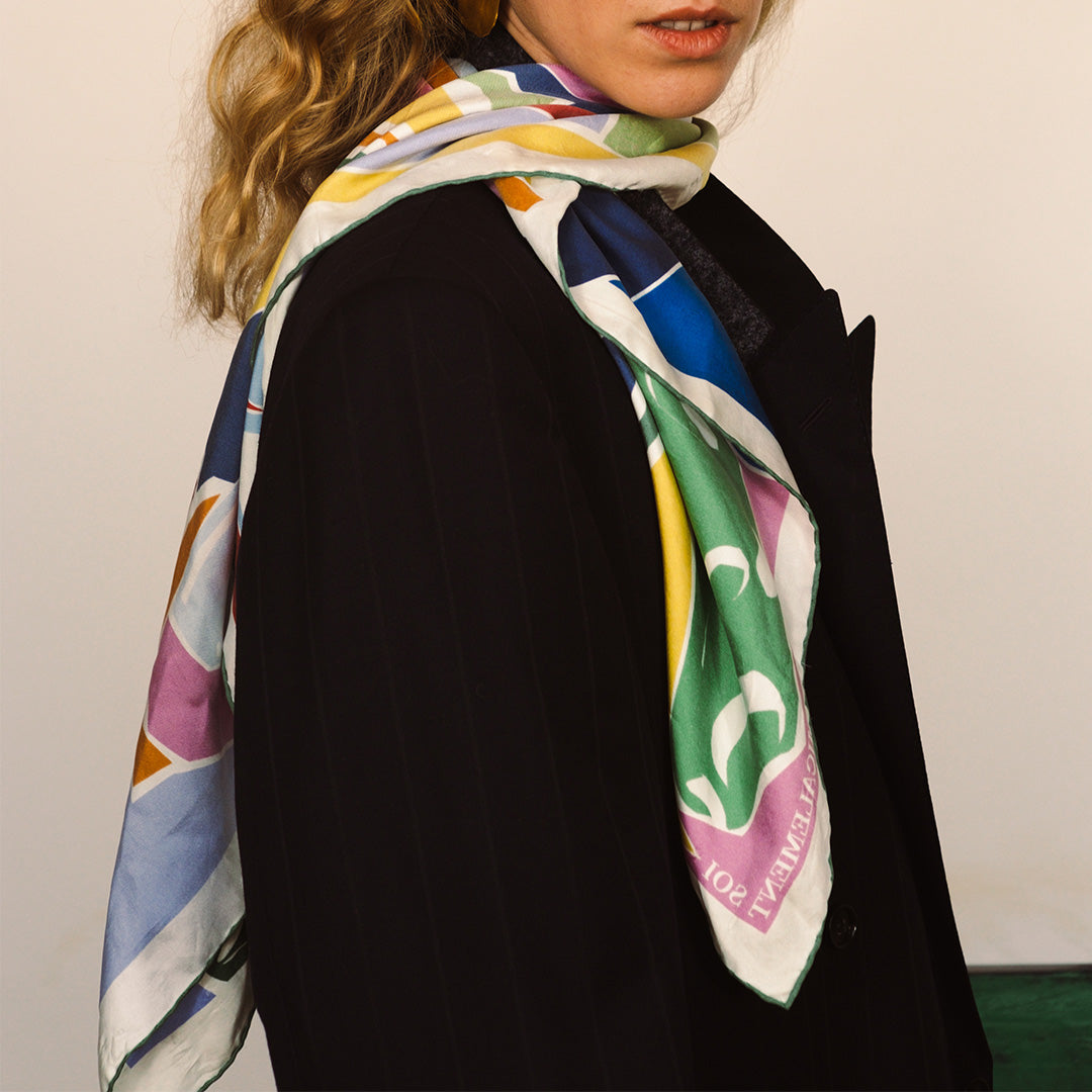 Carré de soie Futurismo - Candy