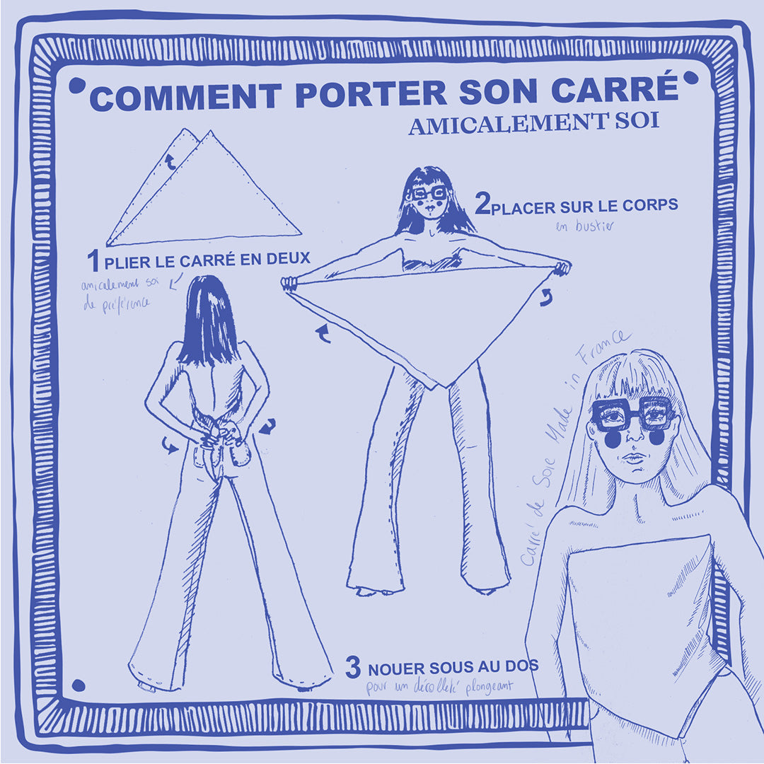 Carré de soie CE QUE LE JOUR DOIT À LA NUIT – Nuageux - EN PRE-COMMANDE