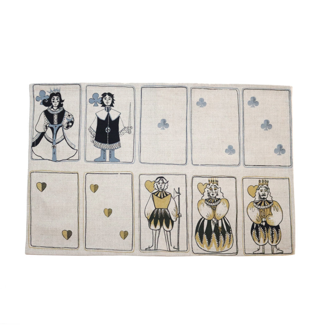 Set de table en lin CARTES SUR TABLE - Lin brut